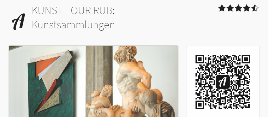 QR-Code für das Projekt KUNST TOUR RUB: Kunstsammlungen.
