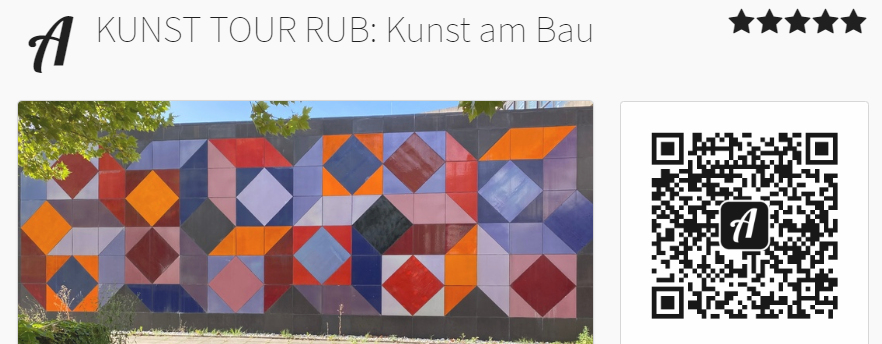 QR-Code für das Projekt KUNST TOUR RUB: Kunst am Bau.