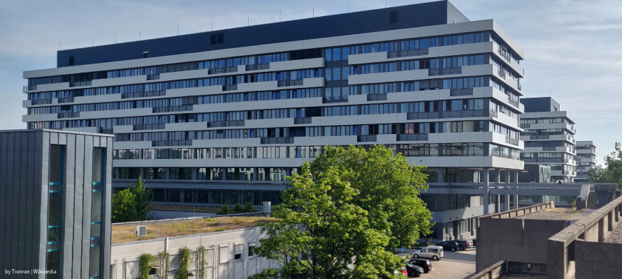 Gebäude-Reihe ID am Campus der Ruhr-Universität