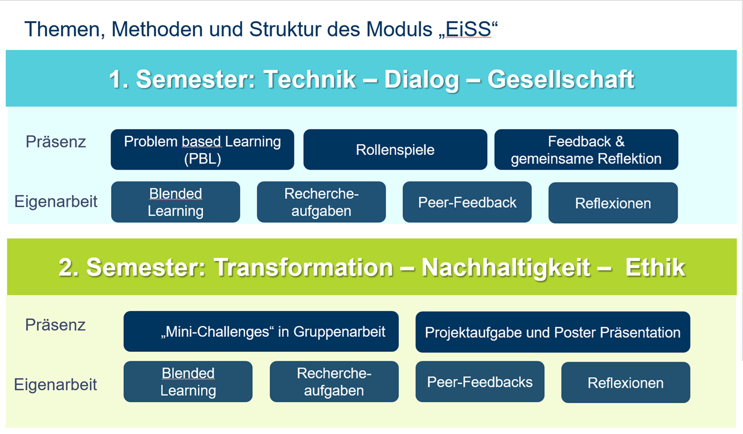 Themen, Methoden und Struktur des Moduls