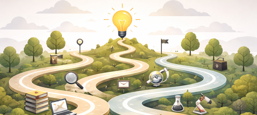 Beitragsbild: Mit KI lernen: Lernrouten