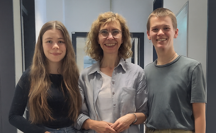 Dr.-Ing. Ute Berbuir, Maren Störmann und Carla Schwarck