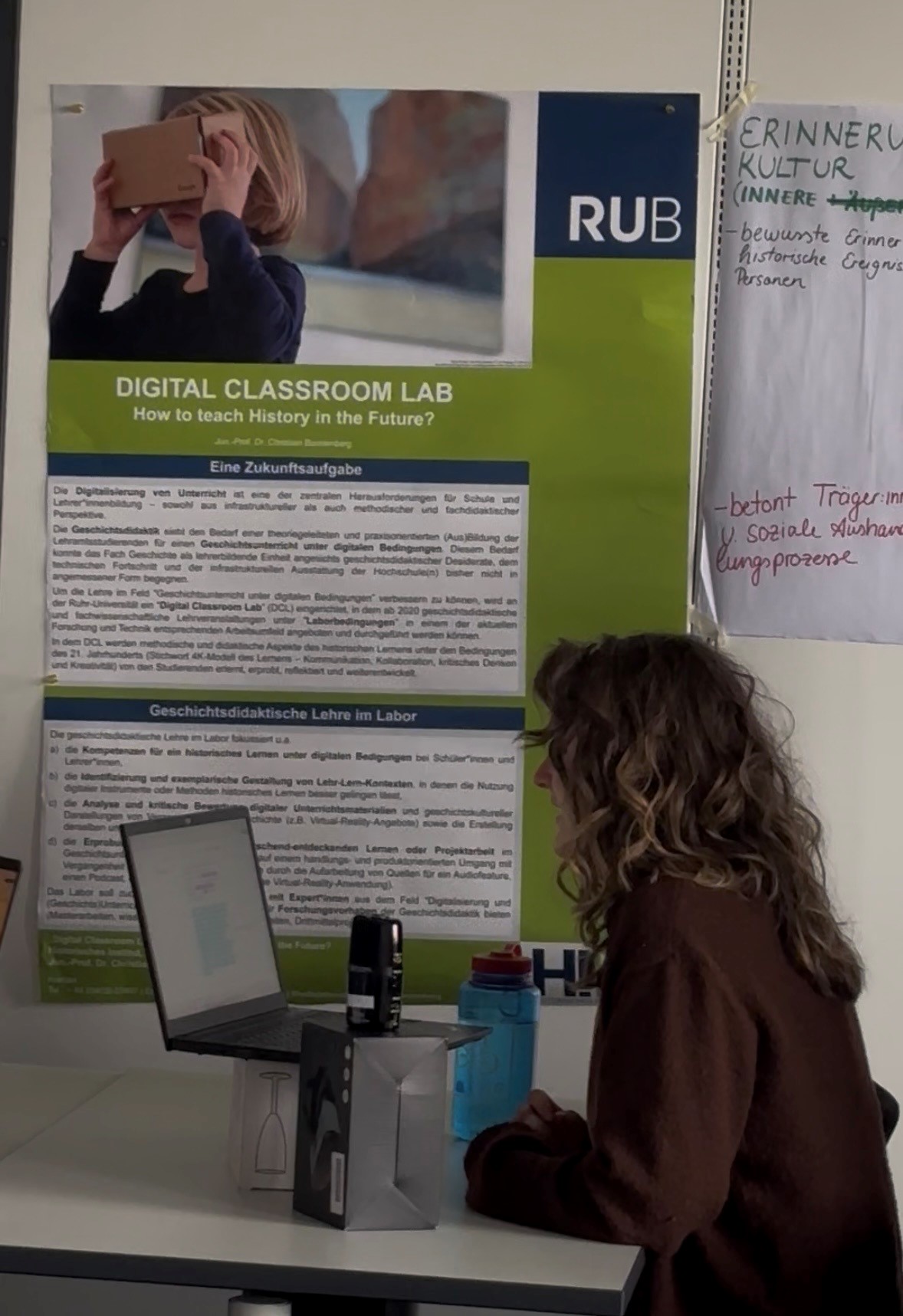 Bild von der Podcast-Aufnahme