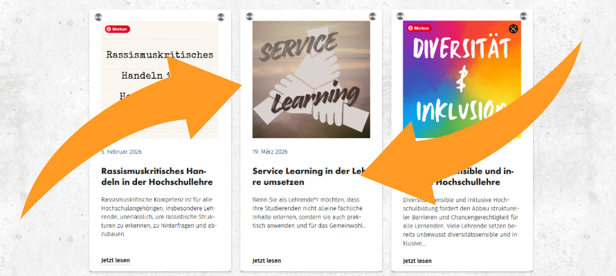 Beitragsbild: Neu im LEHRELADEN: Service Learning in der Lehre umsetzen