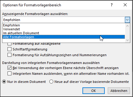 Beispielbild Word Anleitungen Überschrift
