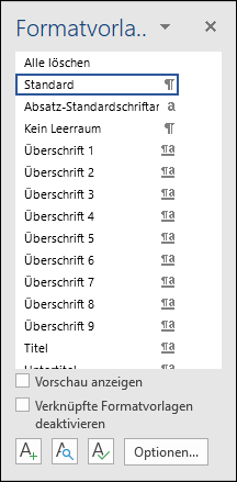 Beispielbild Word Anleitungen Überschrift