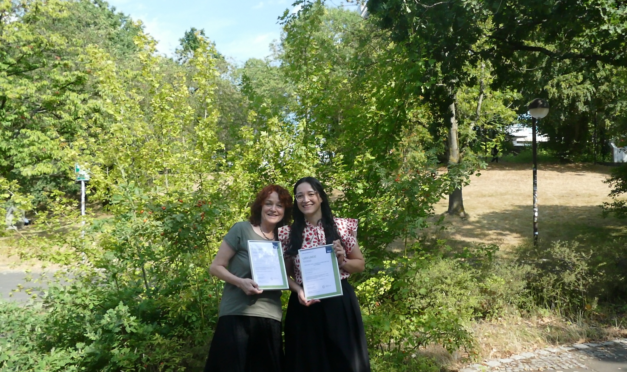 „Hör mal wer das spricht. Escucha quién habla“ eingereicht von Monika Moennig und Diana Mailyn Galindo Arias aus der Romanischen Philologie.