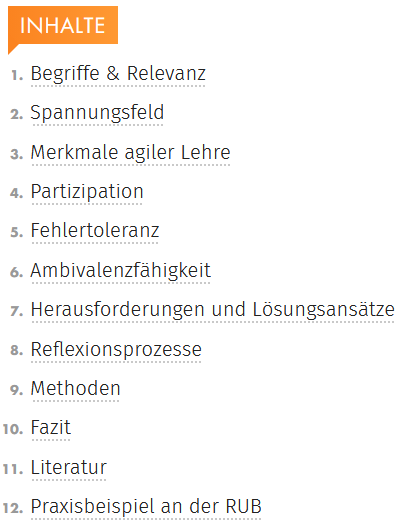 Inhaltsverzeichnis